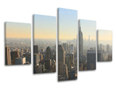 5-delna stenska poslikava CITY / NEW YORK ME117E50
